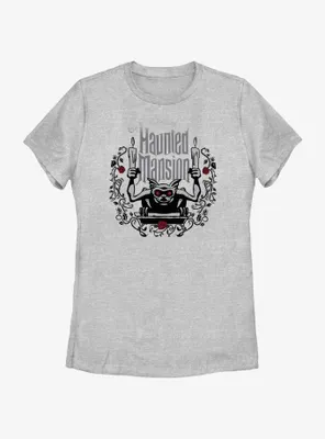 Disney Haunted Mansion Gargoyle With Candles Womens T-Shirt