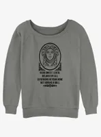 Disney Haunted Mansion Dear Sweet Leota Womens Slouchy Sweatshirt