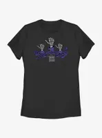 Disney Haunted Mansion Beware Hitchhiking Ghosts Womens T-Shirt