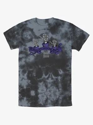 Disney Haunted Mansion Beware Hitchhiking Ghosts Tie-Dye T-Shirt