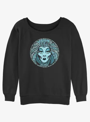 Disney Haunted Mansion Madam Leota Womens Slouchy Sweatshirt