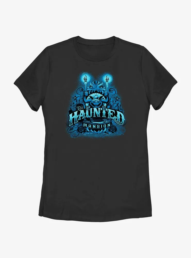 Disney Haunted Mansion Gargoyle Candles Womens T-Shirt