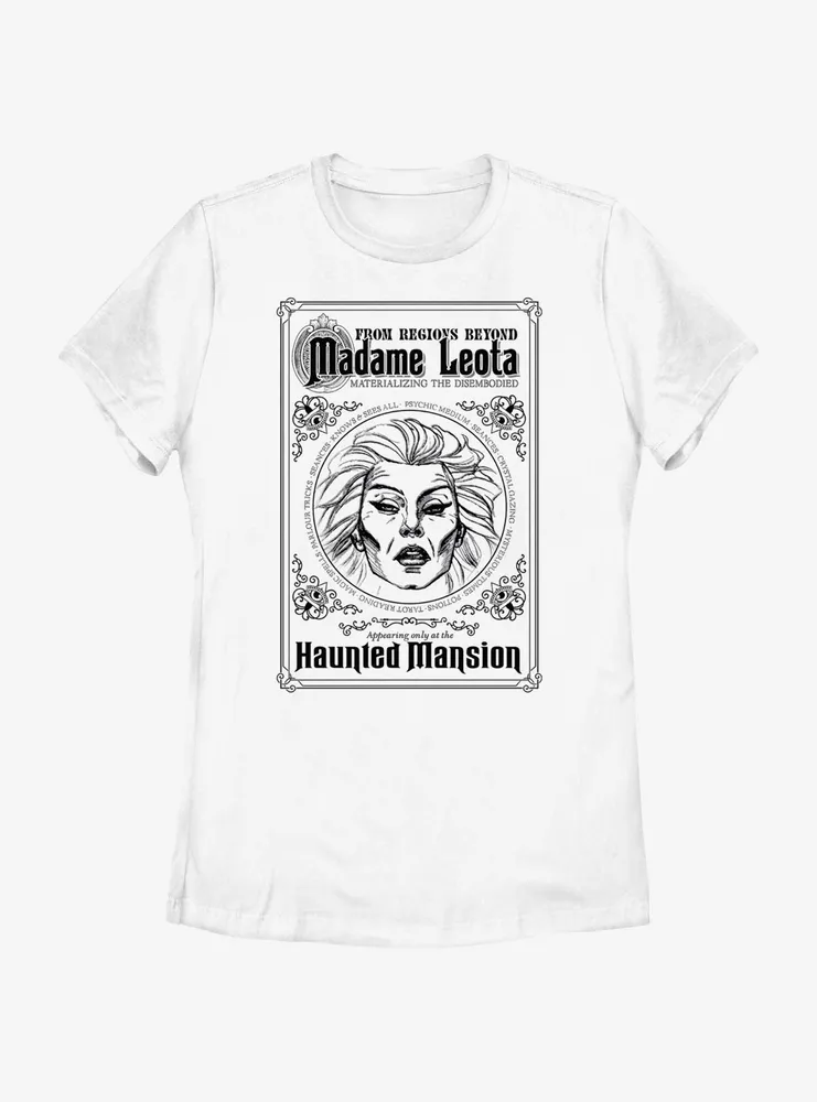 Disney Haunted Mansion Madame Leota Poster Womens T-Shirt