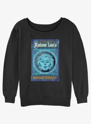 Disney Haunted Mansion Madame Leota Poster Womens Slouchy Sweatshirt