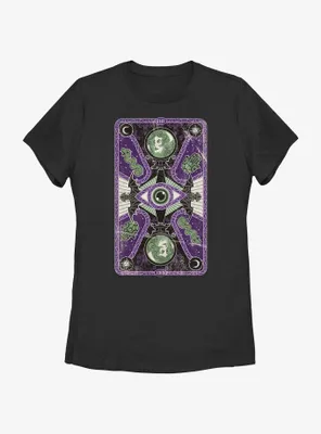 Disney Haunted Mansion Madam Leota Tarot Card Womens T-Shirt