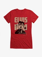 Elvis Kiss Me Quick Girls T-Shirt