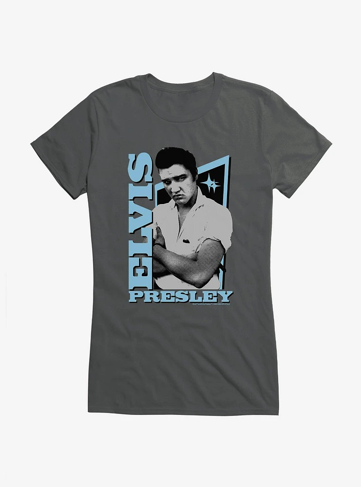 Elvis Something Blue Girls T-Shirt