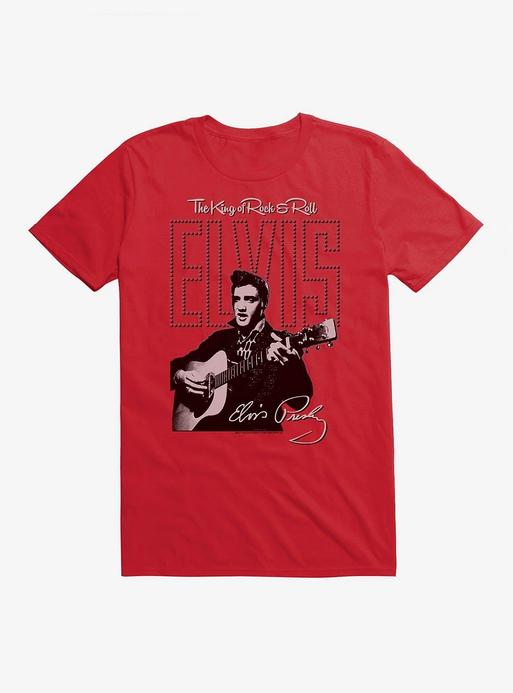 Elvis The King Of Rock & Roll T-Shirt