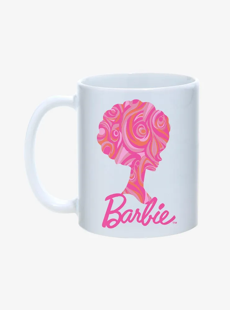 Barbie Retro Swirl Silhouette Mug 11oz