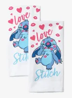 Disney Lilo & Stitch Valentine Kitchen Towel Set