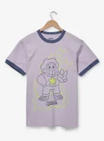 Steven Universe Tonal Portrait Ringer T-Shirt - BoxLunch Exclusive