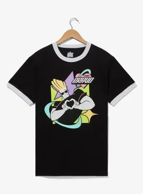 Johnny Bravo Character Ringer T-Shirt - BoxLunch Exclusive