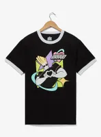 Johnny Bravo Character Ringer T-Shirt - BoxLunch Exclusive