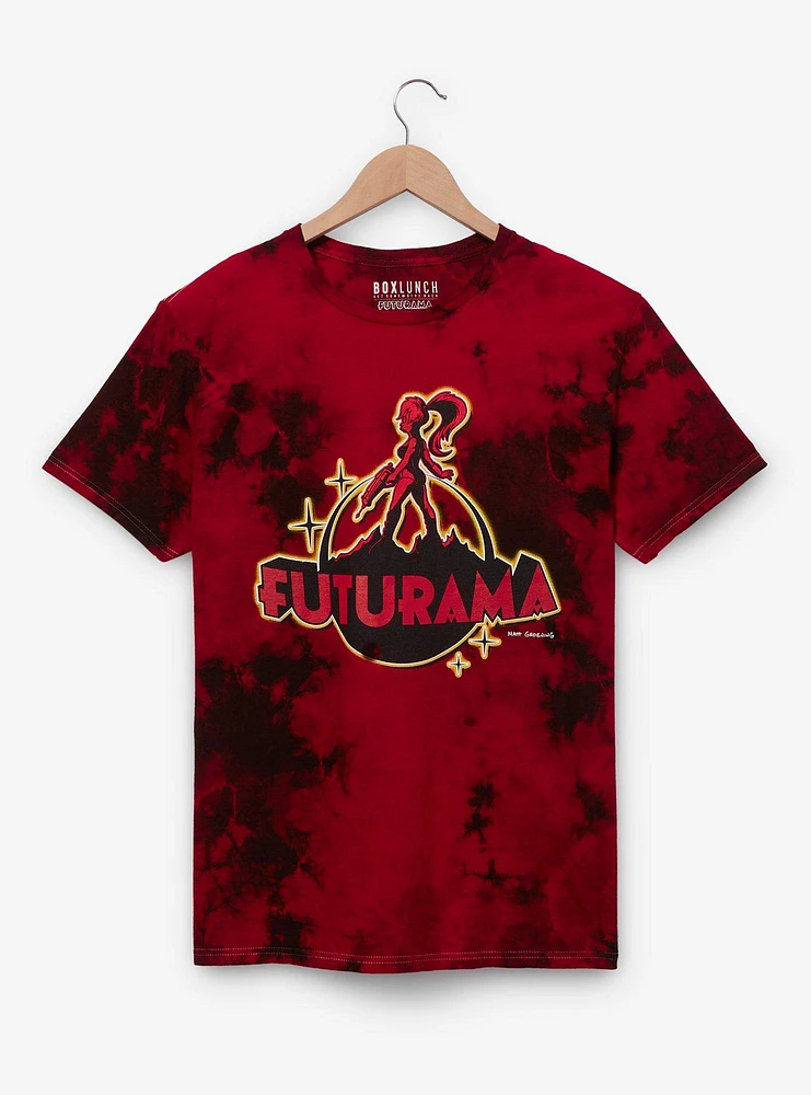 Futurama Leela Portrait Tie-Dye T-Shirt - BoxLunch Exclusive