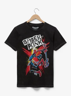Marvel Spider-Man: Across the Spider-Verse Spider-Punk Portrait T-Shirt - BoxLunch Exclusive