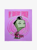 Invader Zim Squeedily Spooch Throw Blanket