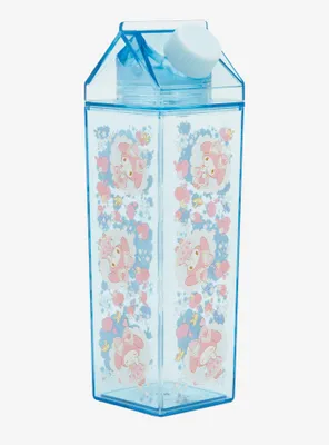 My Melody Floral Lace Milk Carton Water Bottle