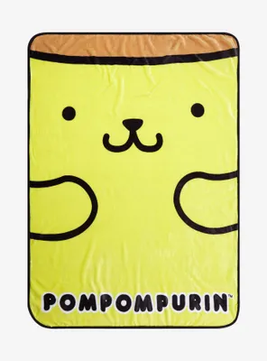 Pompompurin Face Throw Blanket