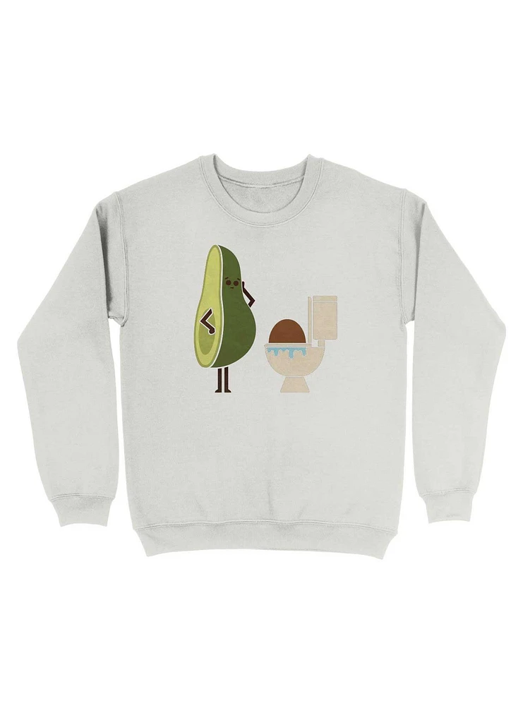 Clogged Avocado Toilet Sweatshirt