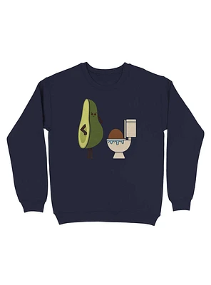 Clogged Avocado Toilet Sweatshirt