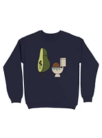 Clogged Avocado Toilet Sweatshirt