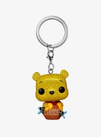 Funko Disney Diamond Collection Pocket Pop! Winnie The Pooh Key Chain Hot Topic Exclusive