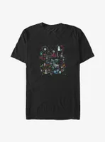 Disney Haunted Mansion Map Big & Tall T-Shirt