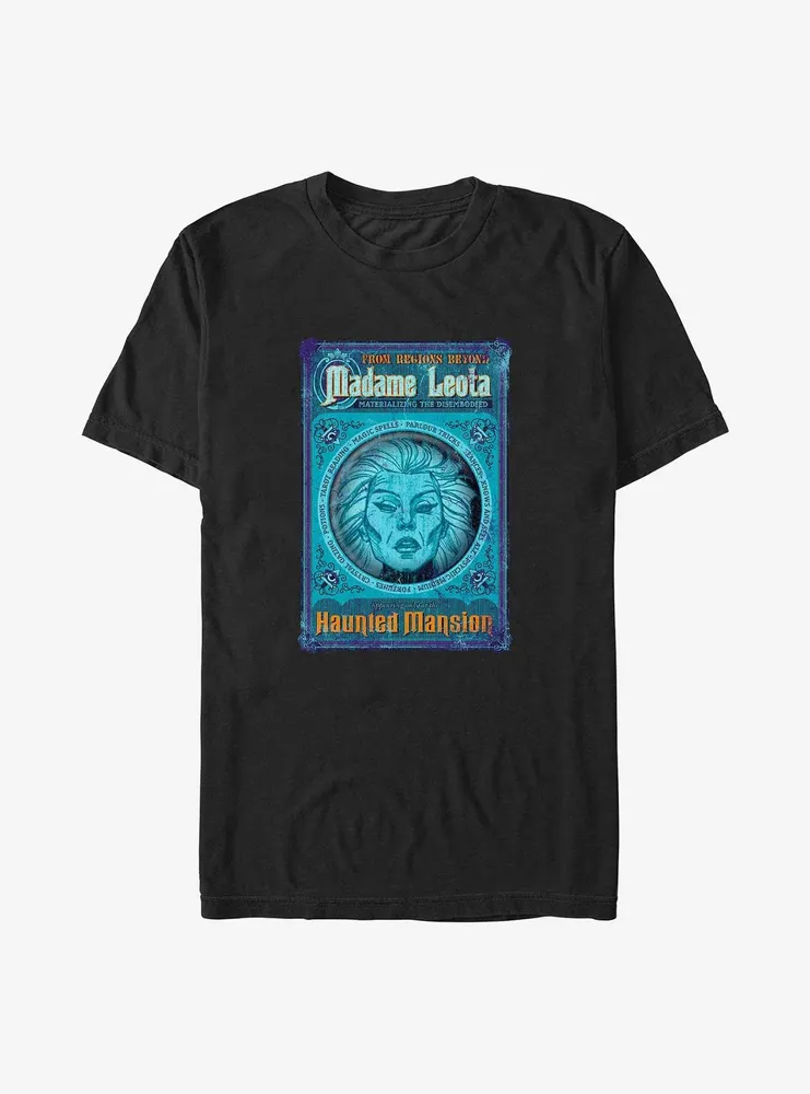 Disney Haunted Mansion Madame Leota Poster Big & Tall T-Shirt