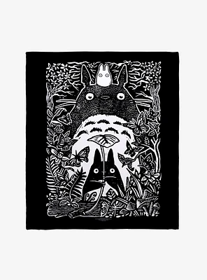 Studio Ghibli My Neighbor Totoro Keeper Of The Forest Throw Blanket