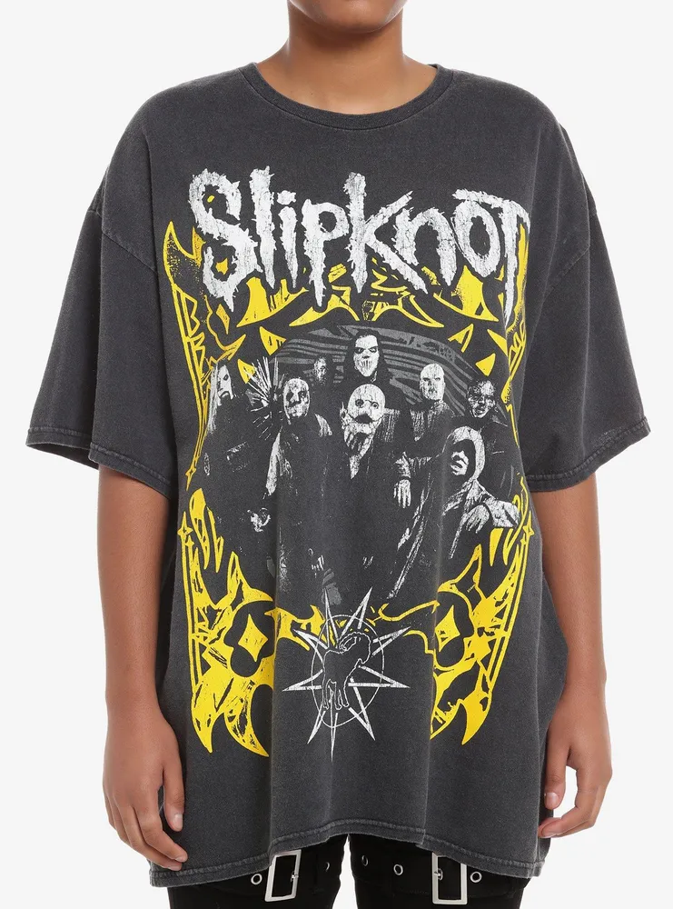 Slipknot Group Photo Girls Oversized T-Shirt