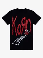 Korn Glitter Boyfriend Fit Girls T-Shirt