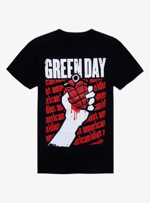 Green Day American Idiot Boyfriend Fit Girls T-Shirt