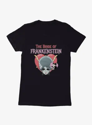 Monsters Anime The Bride Of Frankenstein Womens T-Shirt