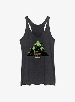 Call Of Duty Mission Covert Girls Raw Edge Tank