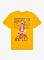 One Piece Luffy Map T-Shirt