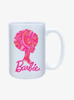 Barbie Retro Swirl Silhouette Mug 15oz