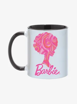 Barbie Retro Swirl Silhouette Mug
