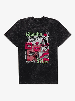 Monster High Ghoulia Yelps Brainiac Mineral Wash T-Shirt