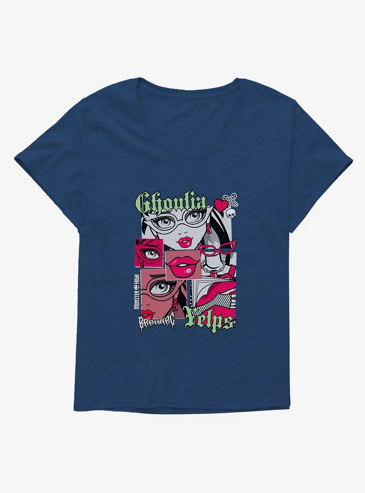 Monster High Ghoulia Yelps Brainiac Girls T-Shirt Plus