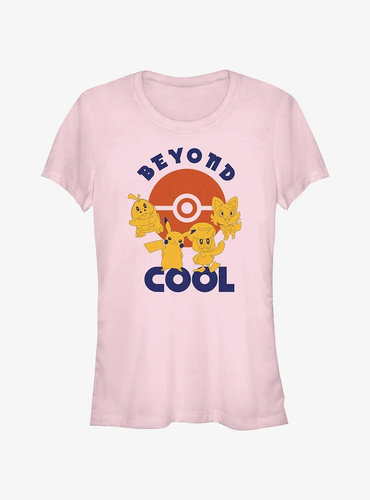 Pokemon Beyond Cool Pokeball Girls T-Shirt