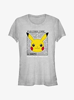 Pokemon Pikachu Electric Girls T-Shirt