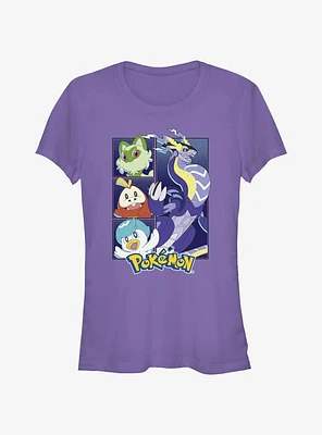 Pokemon Miraidon Group Poster Girls T-Shirt