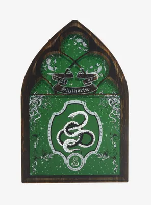Harry Potter Slytherin Arch Wooden Wall Art