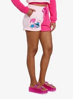 Her Universe Disney Stitch Cheshire Cat Color-Block Girls Lounge Shorts