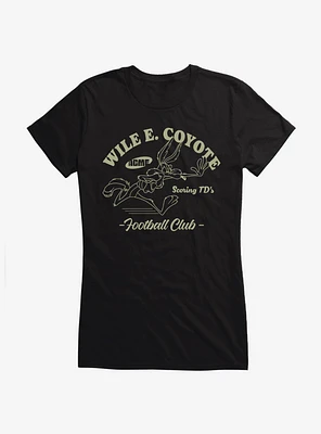 Looney Tunes Wile E. Coyote Football Club Girls T-Shirt