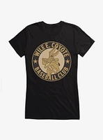 Looney Tunes Wile E. Coyote Baseball Club Girls T-Shirt