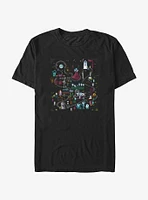 Disney Haunted Mansion Map Extra Soft T-Shirt