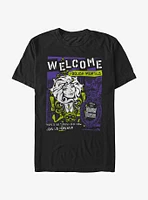 Disney Haunted Mansion Leota Toombs Welcome Poster Extra Soft T-Shirt
