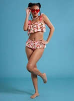 Strawberry Shortcake Dessert Ruffle Skirted Swim Bottoms