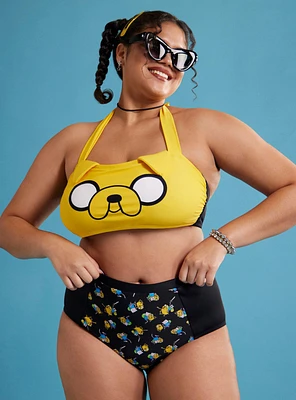 Adventure Time Jake Face Swim Top Plus